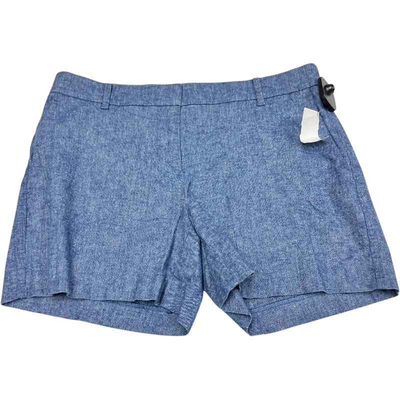 Men's Stylish Pattern ShortsShorts By Ann Taylor In Blue, Size: 4