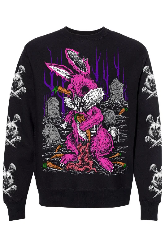 Cool and Lightweight Men's SportswearZombunny Sweatshirt [CREEPY COLOR VERSION]