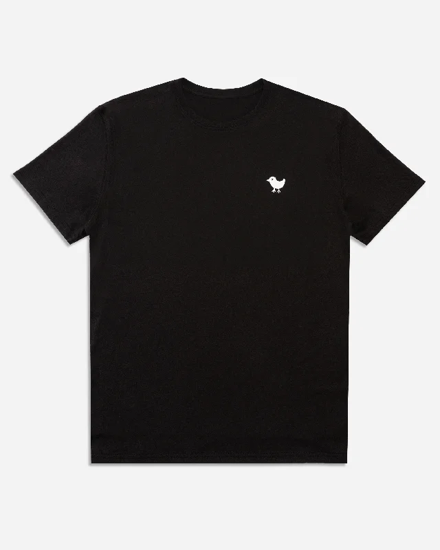 Warm Men's Fleece-Lined TopsBlack Bad Tee