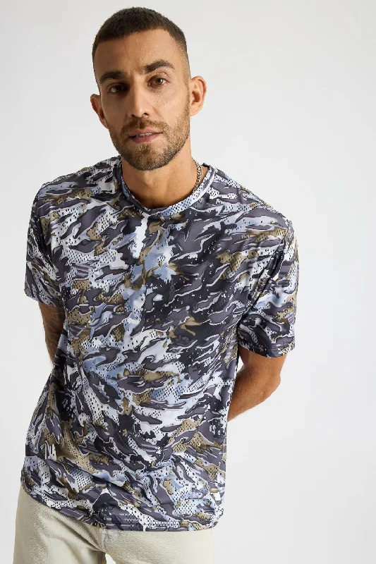 Men's Shirts with CollarsPrinted Men's T-Shirt - Rocky Road