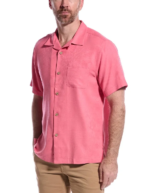 Men's Denim Shirts for a Rugged LookTommy Bahama Tropic Isles Silk Camp Shirt