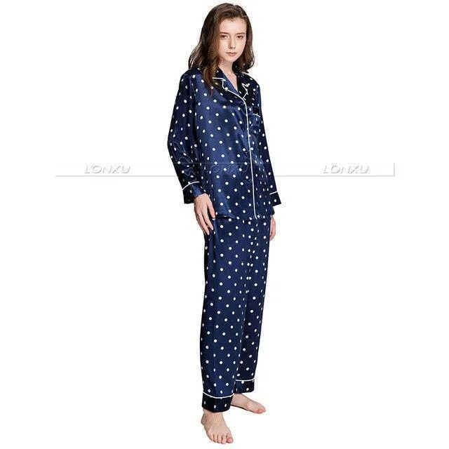 Sleepwear-Women's Polka Dots Pajama