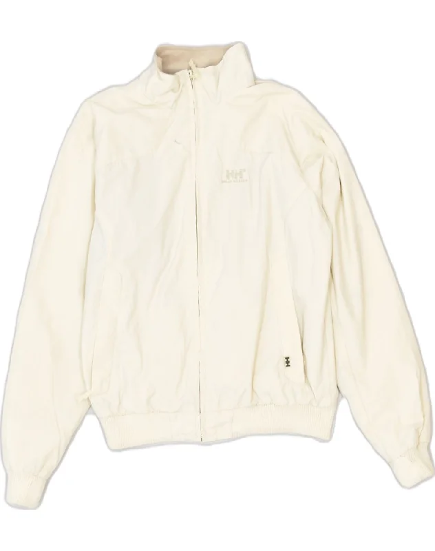 Men's Coats for SkiingHELLY HANSEN Mens Bomber Jacket UK 36 Small Beige Nylon